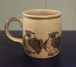 Vintage Stoneware Pottery Owl Collectible Coffee Mug Cup - £9.17 GBP