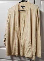 Lands&#39; End Women&#39;s Open Front Cardigan Sweater Size: L/P 14-16 CUTE Nice - £14.27 GBP