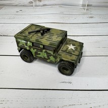 Soma Mighty Wheels US Army Camouflage Humvee Die-Cast Toy Truck With Mounted Gun - £9.11 GBP