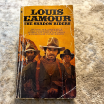 The Shadow Riders Western Romance Paperback Book Louis L&#39;Amour Bantam Books 1982 - £14.83 GBP