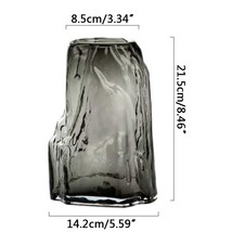 Home Garden Nordic Ins Light Luxury Simple Creative Glass Vase Water Fresh Flowe - £59.74 GBP