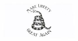 AES Industries Wholesale Lot 6 Make Liberty Great Again Gadsden White Decals Bum - £7.15 GBP