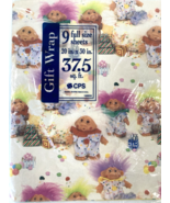 Treasure Trolls Happy Birthday Wrapping Paper Party Gift Wrap Galoob Vtg... - $13.49 CAD