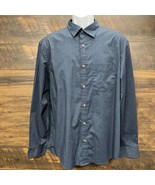 Old Navy Classic Fit  Shirt Large Everyday Oxford Long Sleeves Button Do... - $7.83