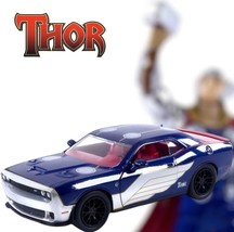 2015 Dodge Challenger SRT Hellcat &amp; Thor Figure - 1:24 Diecast Jada Coll... - $636.97 MXN