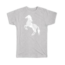 Horse Mandala Print : Gift T-Shirt For Best Friend Birthday Feminine Trends Flor - £19.65 GBP