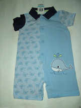 First Impressions, Baby Boy’s Cotton, Collared, S/S Sunsuit. Size 6-9 Mo... - $9.99