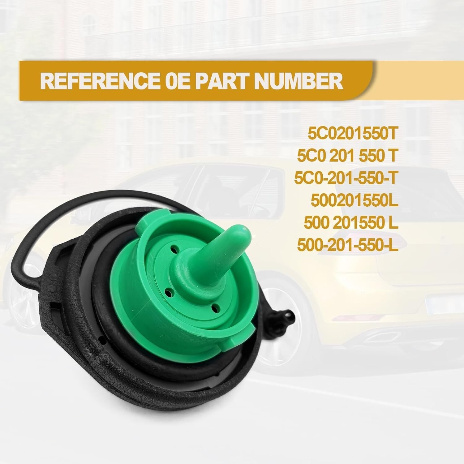 Fuel Tank Cap Gas Cap Compatible with 2011-2020 Jetta, 2015-2020 GTI, 2015-2020 Item image 6