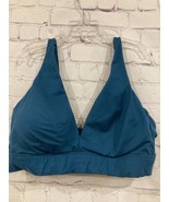 Auden Womens Size Medium Bralette Teal Blue Green Adjustable Straps NWOT  - £10.35 GBP