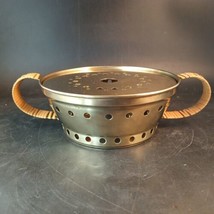 Retro Solid Brass Votive Warmer, Made In Germany, Polished Obo - £28.38 GBP