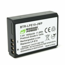 Wasabi Power Battery for Canon LP-E10 &amp; Canon EOS Rebel T3, Rebel T5, Rebel T6,  - £18.07 GBP