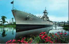 Postcard USS North Carolina Battleship BB-55 Wilmington NC US Navy Boat (C1) - £3.78 GBP