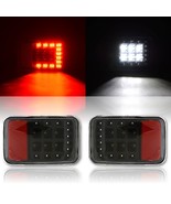 Rear Bumper LED Running &amp; Reverse Light Lens Pair For 2007-2015 Jeep Wra... - $54.81 CAD