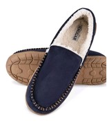 Men’s Haggar Memory Foam Slippers Black- Size XL - $45 Retail - - $721.31 MXN