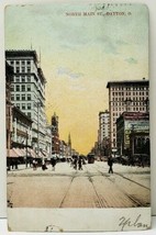 Dayton Ohio, North Main St 1907 to Toledo Postcard F10 - $7.99