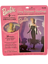 Barbie Hallmark 1995 Greeting &amp; Sprint Prepaid Phone Card Vintage - £6.73 GBP