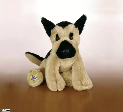 Ganz Webkinz German Shepherd Dog Plush 9&quot; Puppy Stuffed Animal NO CODE - $13.99