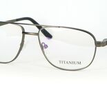 OU 85.550.02 0717 TAUPE GREY /GUNMETAL EYEGLASSES TITANIUM 55-16-140mm - $67.62