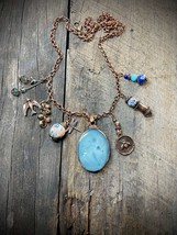 Boho Chic Vintage Style Handmade Jewelry Necklace - Add a Touch of Nostalgia to  - £75.95 GBP