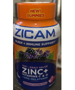 Zicam Sleep + Immune Support - Zinc + Vitamins C &amp; D + Melatonin - Exp:1... - £11.33 GBP