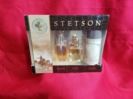 Vintage men Coty Stetson Gologne/ Aftershave/Shave Cream gift set - £35.50 GBP