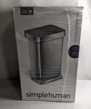 simplehuman 45L Rectangular Kitchen Step Trash Can with Liner Pocket Sta... - $80.74