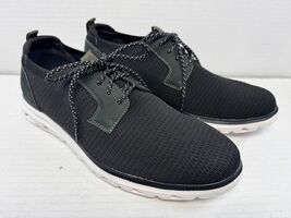 Johnston &amp; Murphy Jenkins Plain Toe Shoe, Black Knit, 10 M US #35624 - $63.05