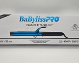 BaBylissPRO Nano Titanium Extended Barrel Curling Iron 1 1/4&quot; - £50.25 GBP