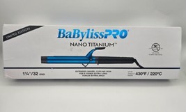 BaBylissPRO Nano Titanium Extended Barrel Curling Iron 1 1/4&quot; - £50.61 GBP