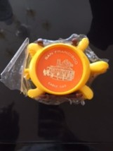 VTG 1970s NIP Yellow Plastic Turtle Coasters w/ Plastic Brown Rack San Francisco - £18.51 GBP