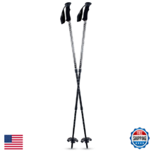Tubbs Day Hiking Poles - 3-Piece Aluminum, Twist-Lock, Rubber Grip - $107.91