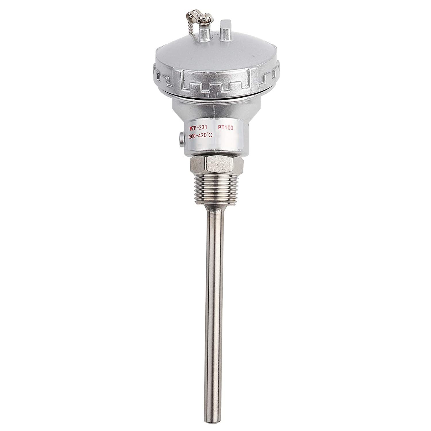 High Efficiency RTD PT100 Temperature Sensor Probe 1/2&quot;, Protection Tube... - $33.99