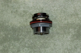 BATHROOM SINK DRAIN STOPPER metal push down/up action -check dimensions!... - $3.60