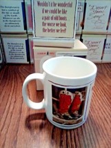 Wouldnt It Be Wonderful to Be Like An Old Pair of Boots Leanin&#39; Tree Mug... - £10.25 GBP