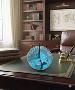 Brass Decorative Hummingbird Sundial 10&quot; Inches Wide Anniversary Wedding... - $167.64 CAD