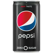 Pepsi Zero Sugar Soda 7.5oz Mini Cans, Quantity of 12 - $21.00