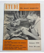 The Etude Music Magazine January 1950 violins vintage ads sheet music - €4,34 EUR