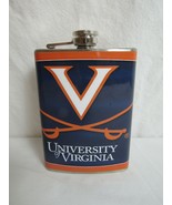 New University of Virginia Stainless Steel 8oz. Hip Flask FB18U1 - £7.77 GBP