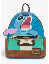 Loungefly Disney Lilo &amp; Stitch Record Player Stitch Mini Backpack - £78.09 GBP
