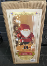 Grandeur Noel Limited Edition 2000 Vintage Wooden Santa Nutcracker NEW - £23.44 GBP