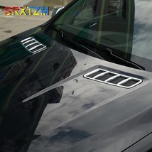 SRXTZM Auto ABS 2pcs/set Front Hood Air Vent Outlet Cover Trim Fe Decoration  Be - £98.82 GBP