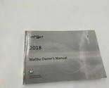 2018 Chevy Malibu Owners Manual Handbook OEM I03B34045 - $22.27