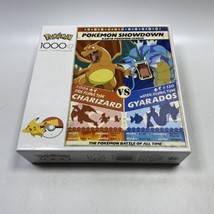 Pokemon Showdown 1000pc Jigsaw Puzzle Charizard VS Gyarados - $11.31