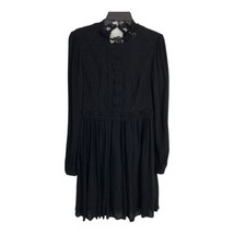 Neiman Marcus Womens Dress Adult Size Medium Black Lace Lined Long Sleeve NEW - $47.49