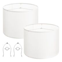 Drum Lamp Shade 2 Set, 16 in Top x 16 in Bottom x 12 in High, Large Lamp... - $33.91