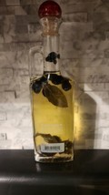 Cranberry Raspberry Oil In Small Glass Decanter Cruet Cork Stopper - $8.81