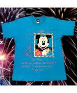 Vtg Disney Mickey Unlimited One Size/XXL T-Shirt SS Short Sleeve Postcar... - £30.54 GBP