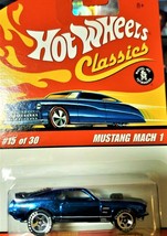 Hot Wheels Classics Series 2 Blue Mustang Mach  - £6.41 GBP