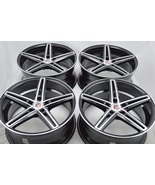 New DDR Talon 19x8.5 5x114.3 35mm Black Polished Face 19" Wheels Rims (Set of 4) - $939.00