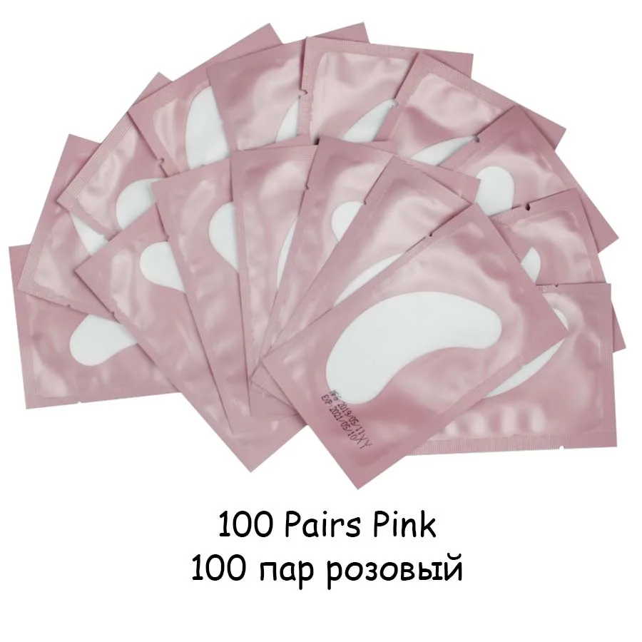 100 Pairs Eyelash Extension Paper  Grafted Eye Stickers Eyelash Under Eye Pads L - $85.71